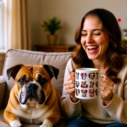 Valentijn Bulldog Grote Koffiekop