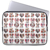 Valentijn Bulldog Laptop Sleeve (Voorkant)