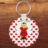 Valentijn Bumble Bee Sleutelhanger (Voorkant)