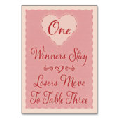 Valentijn Bunco Table Kaart #1 (Voorkant)