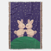 Valentijn Bunnies Deken (Voorkant Verticaal)