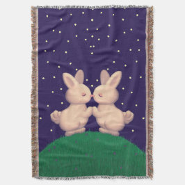 Valentijn Bunnies Deken
