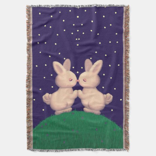 Valentijn Bunnies Deken (Voorkant Verticaal)