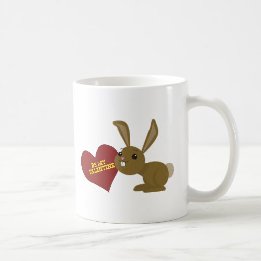 valentijn bunny koffiemok (Rechts)