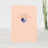 Valentijn Bunny Pink Rabbit Heart Simple Cute Love Feestdagen Kaart (Achterkant)