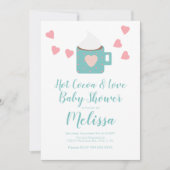 Valentijn Caca Campfire Mok Baby shower Blauwgroen Kaart (Voorkant)