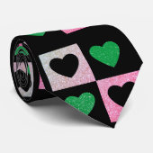  valentijn cadeau aanpassen, liefje voor paar stropdas (Opgerold)