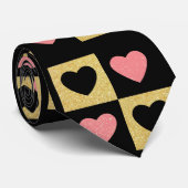  valentijn cadeau aanpassen, liefje voor paar stropdas (Opgerold)