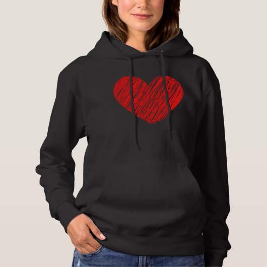 valentijn cadeau voor hem eenvoudig Purview ontwer Hoodie (Voorkant)