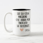 Valentijn cadeau voor vriend, mok voor hem (Links)