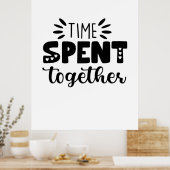 Valentijn Cadeautijd samen Poster (Keuken)