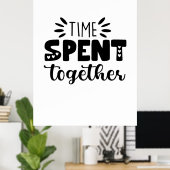 Valentijn Cadeautijd samen Poster (Thuiskantoor)