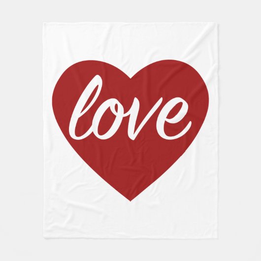 Valentijn Cadeft Fleece Deken (Voorkant)