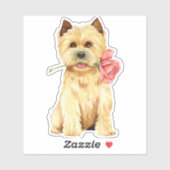 Valentijn Cairn Terrier Vinyl Sticker (Vel)