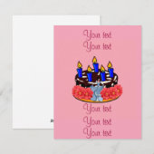 Valentijn Cake Rack-Kaarten Feestdagenkaart (Voorkant / Achterkant)