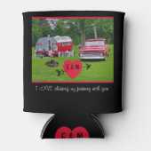 Valentijn Camper en Retro Truck Blikjeskoeler (Voorkant)