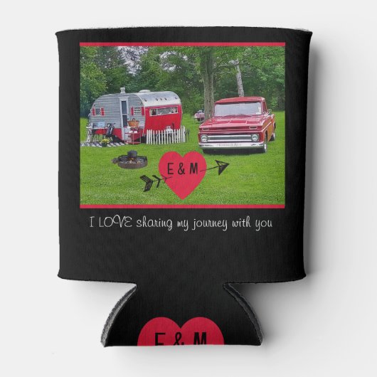  Valentijn Camper en Retro Truck Blikjeskoeler (Voorkant)