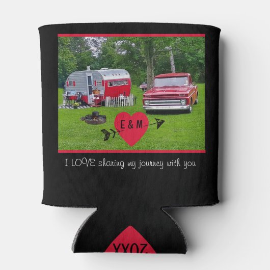  Valentijn Camper en Retro Truck Blikjeskoeler (Achterkant)