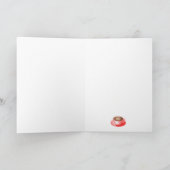 Valentijn Cappuccino Art Heart Kaart (Binnen)