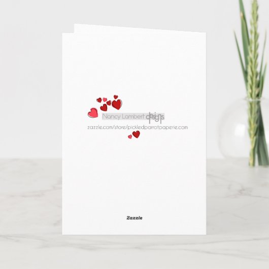 Valentijn Card van Uw Franse Bulldog Dog Love Feestdagen Kaart (Achterkant)