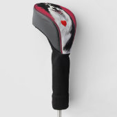 valentijn cartoon golfheadcover (Schuin)