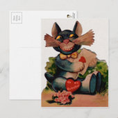 Valentijn Cat Briefkaart (Voorkant / Achterkant)
