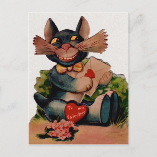 Valentijn Cat Briefkaart (Voorkant)