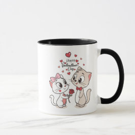 Valentijn Cat Coupe Drinkware voor speciale moment Mok