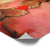 Valentijn Cat Poster (Hoek)