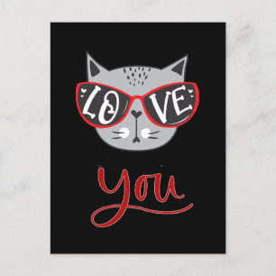 Valentijn Cat   VAN JOU Fijne Valentijnsdag Feestdagenkaart
