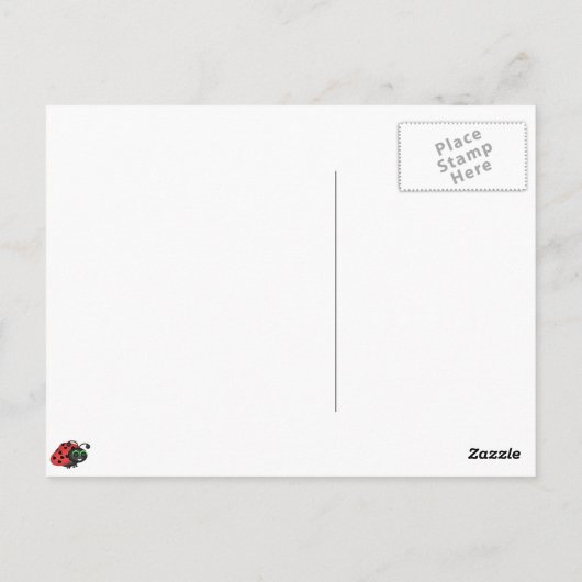 Valentijn Cherry Martini Briefkaart (Achterkant)