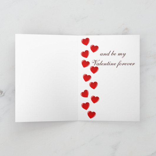 Valentijn Cherry Martini Kaart (Binnen)