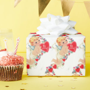  Valentijn Cherub Angel Be My Love Cadeaupapier