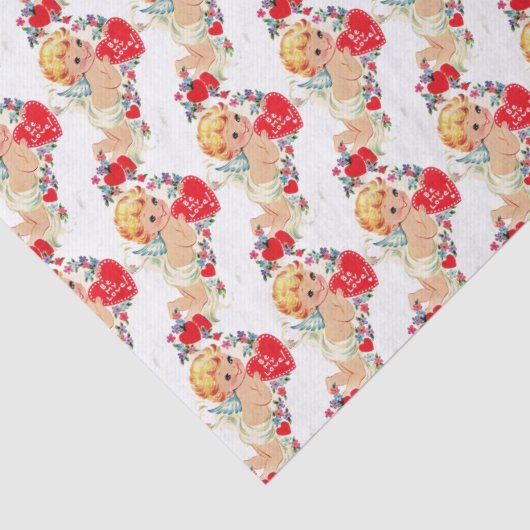  Valentijn Cherub Angel Be My Love Tissuepapier (Detail)