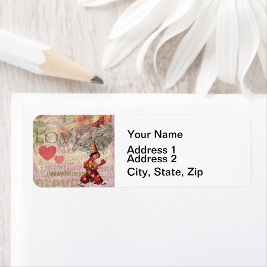 Valentijn Cherub Etiket (Insitu)