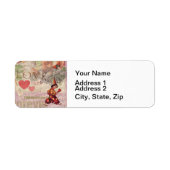 Valentijn Cherub Etiket (Voorkant)