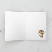 Valentijn Cherub Feestdagen Kaart (Binnen)