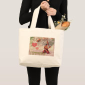 Valentijn Cherub Grote Tote Bag (Voorkant (product))