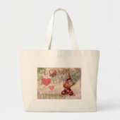 Valentijn Cherub Grote Tote Bag (Voorkant)