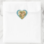 Valentijn Cherub Hart Stickers (Tas)