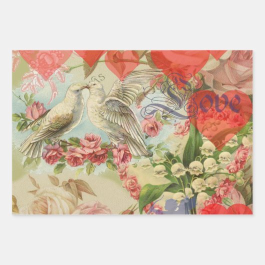 Valentijn Cherub Inpakpapier Vel (Voorkant 2)