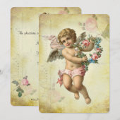 Valentijn Cherub Kaart (Voorkant / Achterkant)