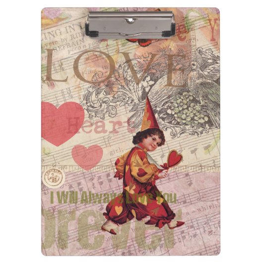Valentijn Cherub Klembord (Voorkant)