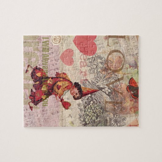 Valentijn Cherub Legpuzzel (Horizontaal)