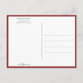 Valentijn Cherub met gele bloemen Briefkaart (Achterkant)