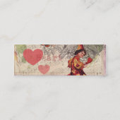 Valentijn Cherub Mini Visitekaartje (Achterkant)
