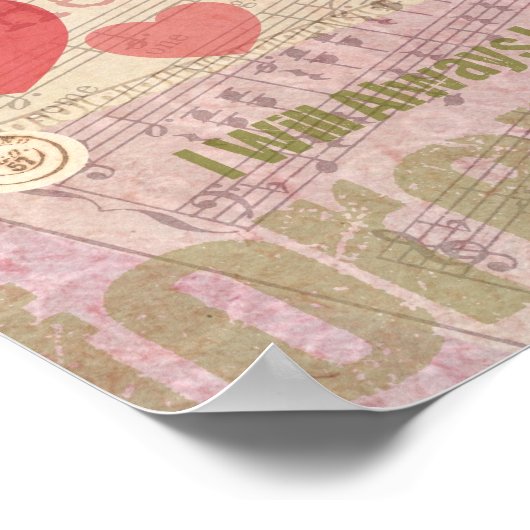 Valentijn Cherub Poster (Hoek)