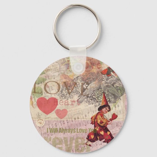 Valentijn Cherub Sleutelhanger (Voorkant)