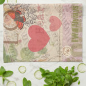 Valentijn Cherub Theedoek (Gevouwen)