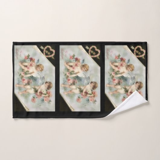  Valentijn Cherubs Bad Handdoek (Handdoek)